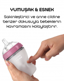 Comotomo Antikolik Silikon Biberon 150 ml 0-3 Ay Pembe