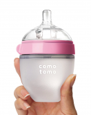 Comotomo Antikolik Silikon Biberon 150 ml 0-3 Ay Pembe