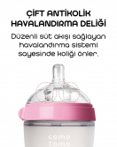Comotomo Antikolik Silikon Biberon 250 ml 3-6 Ay Pembe