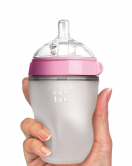 Comotomo Antikolik Silikon Biberon 250 ml 3-6 Ay Pembe