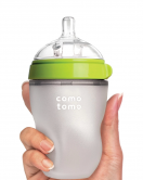 Comotomo Antikolik Silikon Biberon 250 ml 3-6 Ay Yeşil
