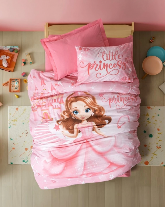 Cotton Box Junior Nevresim Takımı Tek Kişilik Gimbiya Pembe