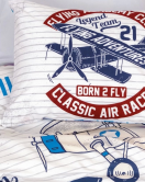 Cotton Box Junior Ranforce Nevresim Takımı Tek Kişilik Flying Gri