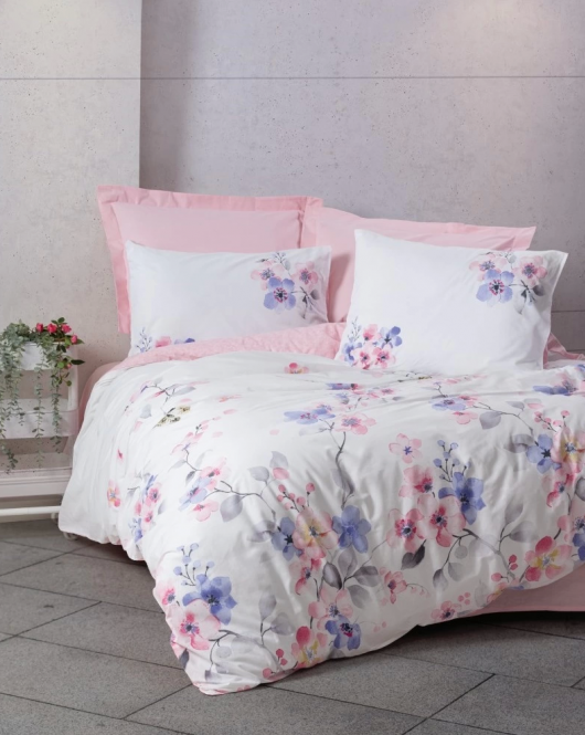 Cotton Box Nevresim Takımı Tek Kişilik Jayda Pembe