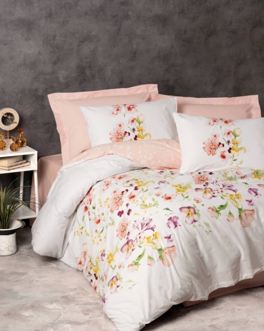 Cotton Box Ranforce Nevresim Takımı Tek Kişilik Emma Somon