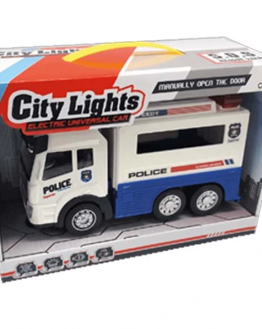 Ctoys Işıklı Ve Sesli Polis Kamyon