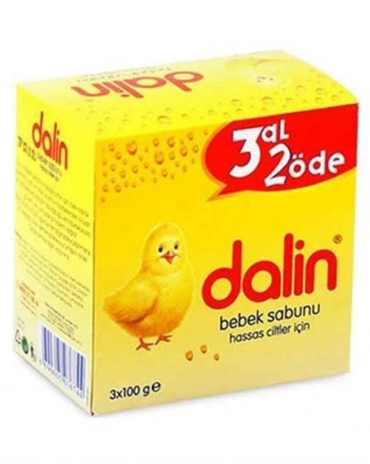 Dalin Bebek Sabunu Klasik 3'Lü 3x100 Gr