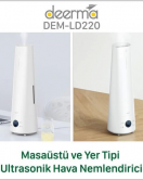 Deerma Uzaktan Kumandalı Ultrasonic Soğuk Buhar Makinesi LD220