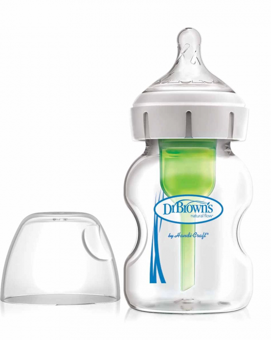 Dr Brown's Geniş Ağız Cam Biberon 150 ml (Yeni)
