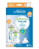 Dr Brown's Geniş Ağız Options 2li PP Biberon Seti 150 ml 270 ml