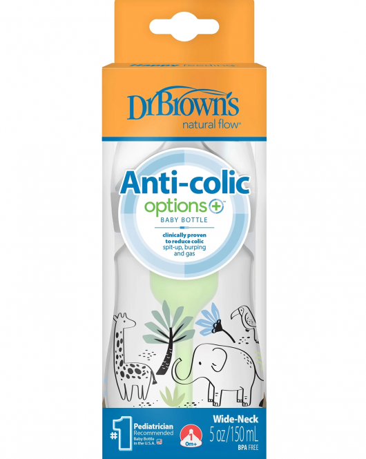 Dr.Browns Geniş Ağız PP Antikolik Options Biberon 150ml Erkek