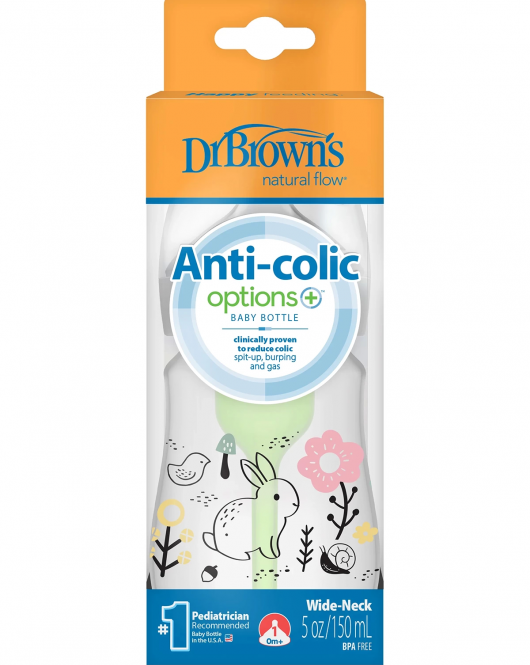 Dr.Browns Geniş Ağız PP Antikolik Options Biberon 150ml Kız