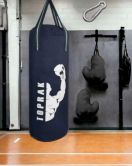 9-13 Yaş Boks Torbası 60Cm Çocuk Boks Torbası Eldiven+Karabina Hediyeli Lacivert
