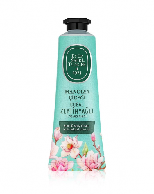 Eyüp Sabri Tuncer Doğal Zeytinyağlı El ve Vücut Kremi 50 ml Manolya Çiçeği