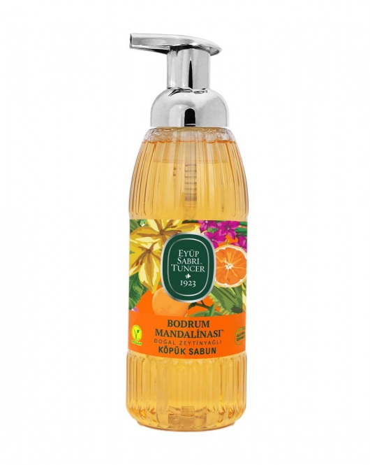 Eyüp Sabri Tuncer Doğal Zeytinyağlı Köpük Sabun 500 ml Bodrum Mandalinası