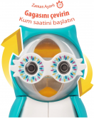 Flipper Hijyenik Saklama Kabı + Kum Saati