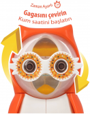 Flipper Hijyenik Saklama Kabı + Kum Saati