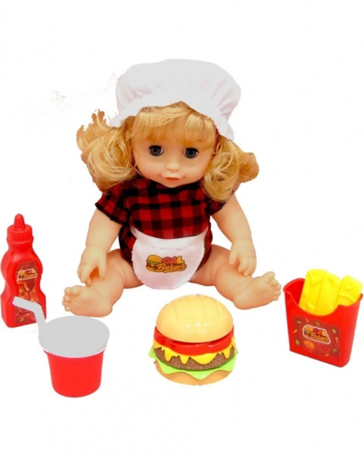 Galtoys Maide Bebek Burger Yiyor Glt1105