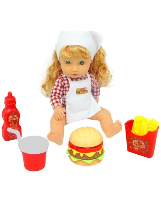 Galtoys Oyuncak Senoş Bebek Burger Yiyor
