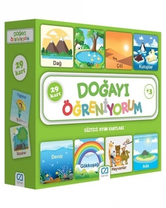 Games Doğayı Öğreniyorum Eğitici Oyun Kartları 29 Kart 5053