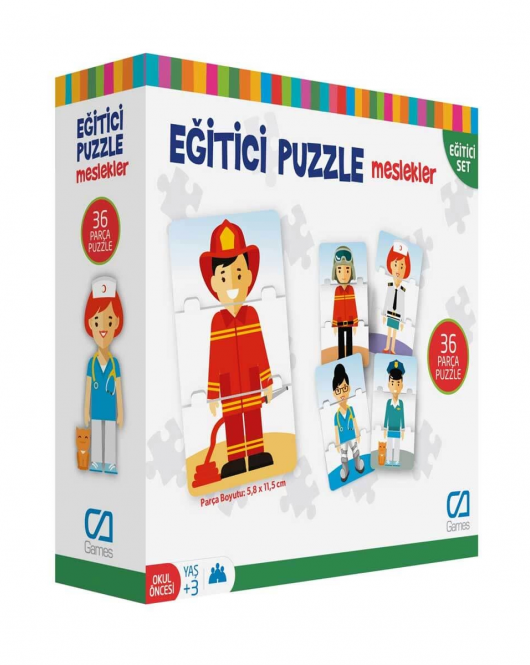 Games Eğitici Puzzle Meslekler 36 Parça 5030