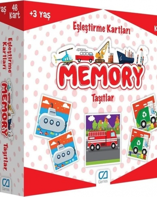 Games Eşleştirme Kartları Taşıtlar 48 Kart 5038