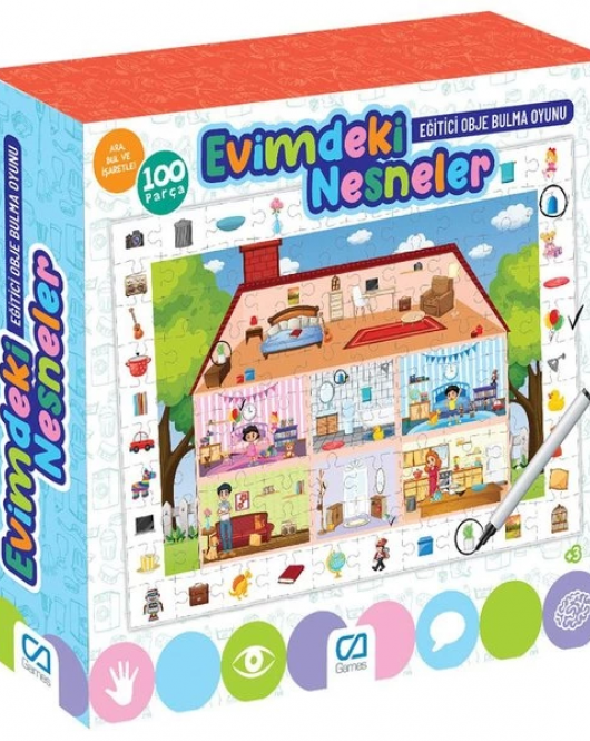 Games Evimdeki Nesneler 100 Parça 5150
