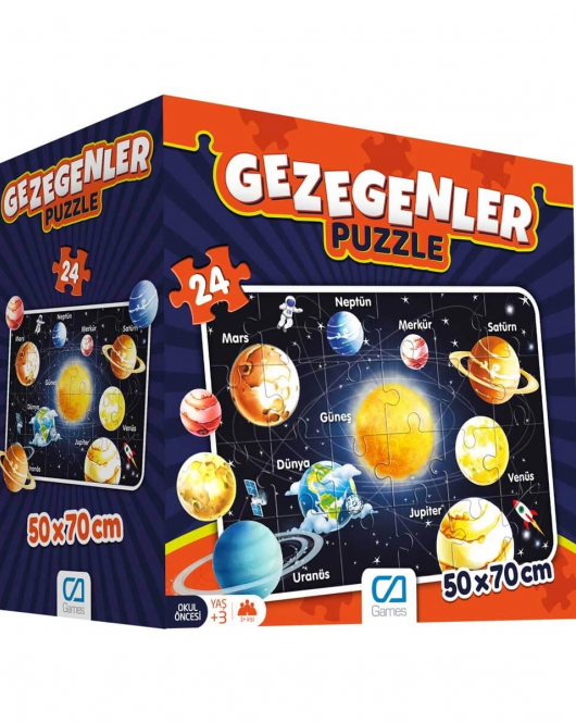 Games Gezegenler Eğitici Puzzle 5026