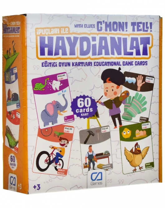 Games Haydi Anlat Eğitici Oyun Kartları 60 Kart 5080