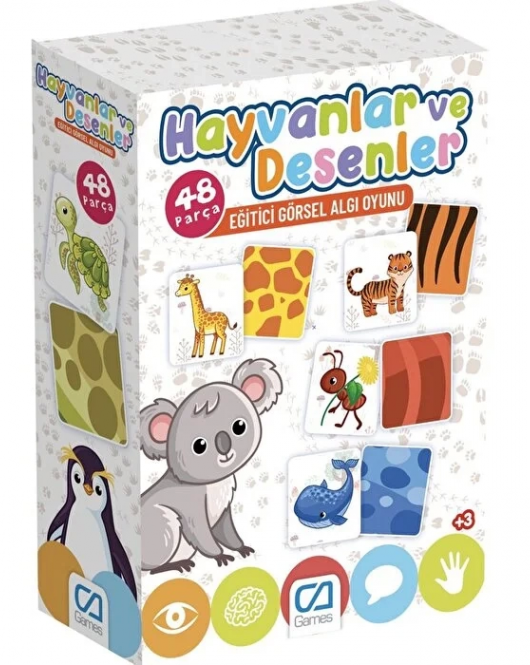 Games Hayvanlar Ve Desenleri 48 Parça 5155