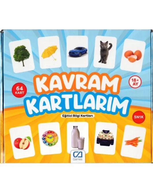 Games Kavram Kartlarım 64 Kart 5175