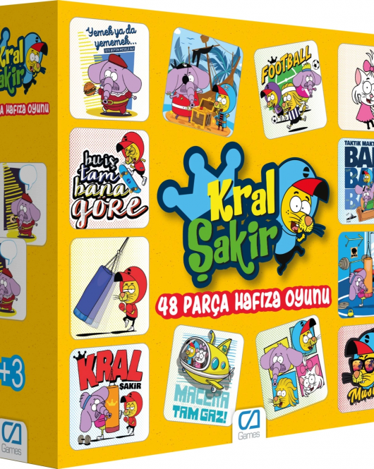 Games Kral Şakir Hafıza Oyunu 48 Parça 5112