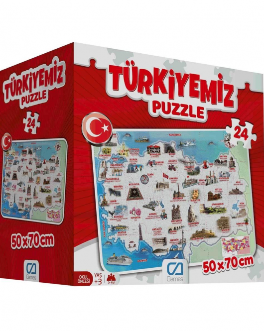 Games Türkiyemiz Puzzle 24 Parça 5079