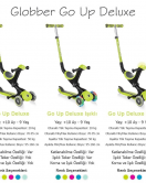 Globber Go Up Deluxe Scooter (ışıklı) Mint Yeşili
