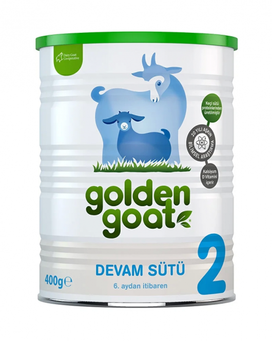 Golden Goat 2 Keçi Sütlü Devam Sütü 6-12 Ay 400 Gr