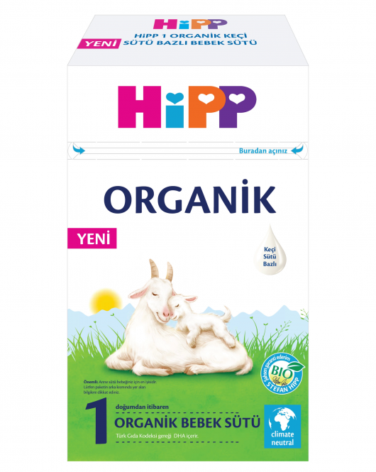 Hipp 1 Organik Keçisütü Bazlı Bebek Sütü 400 Gr