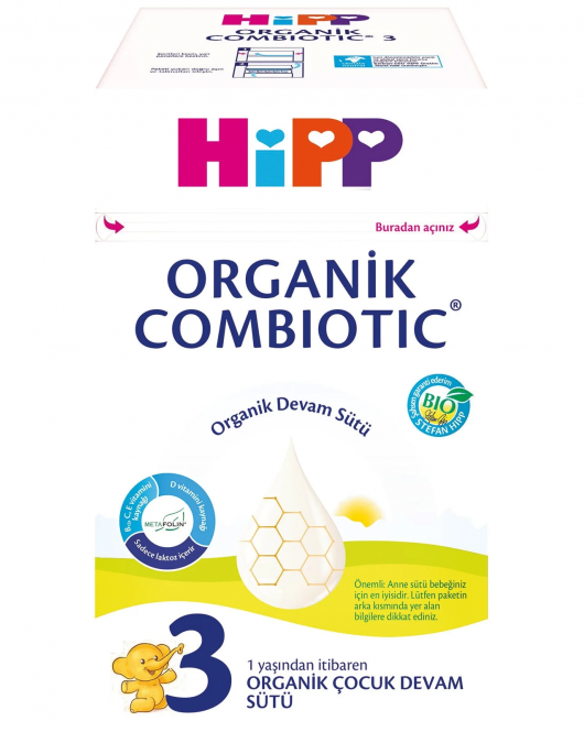 Hipp 3 Organik Combiotic Bebek Sütü 600 Gr
