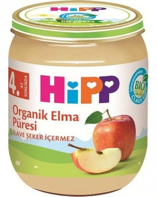 Hipp Organik Elma Püresi 125 Gr