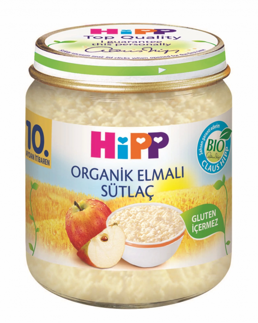 Hipp Organik Elmalı Sütlaç 200 Gr