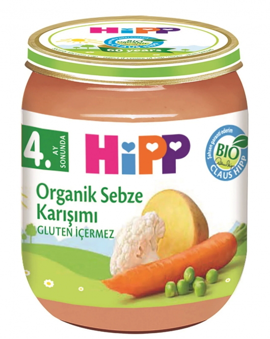 Hipp Organik Sebze Karışımı 125 Gr