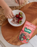 Humm Organik Çilekli Glutensiz Vegan Mini Küpler 30 Gr