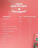 Humm Organik Çilekli Glutensiz Vegan Mini Küpler 30 Gr