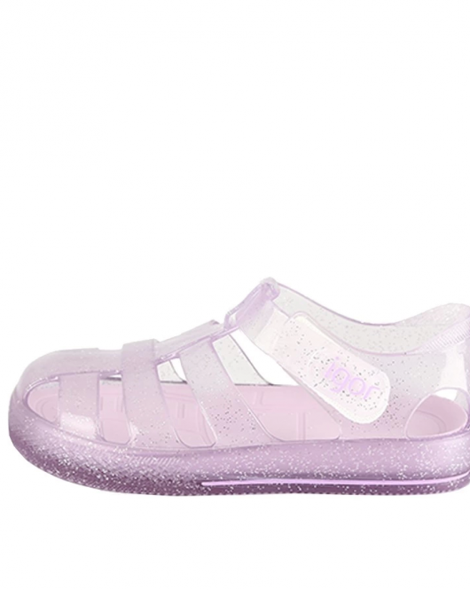 İgor Star Glitter Sandalet S10265 Purpurina Malva