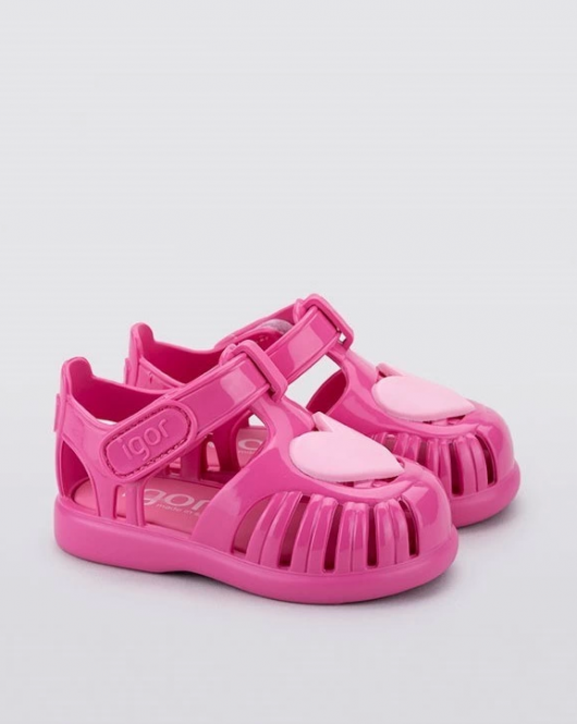 İgor Tobby Gloss Love Sandalet 10310 Fucsia