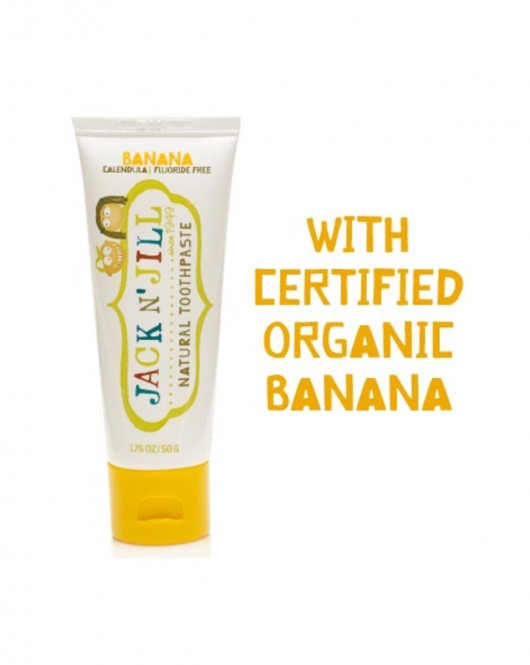 Jack N' Jill Doğal Diş Macunu Organik Muz Aromalı 50 Gr