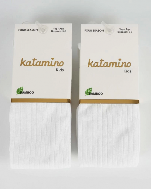 Katamino Beyza Kız Bambu Külotlu 1-5 Yaş K30205 Beyaz(1 Adet)