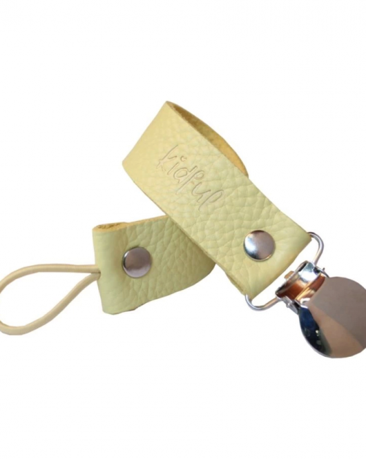 Kidful Bitkisel Boyalı Emzik Askısı Lemon