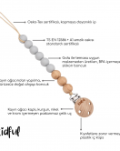 Kidful Boncuk Emzik Askısı Solid
