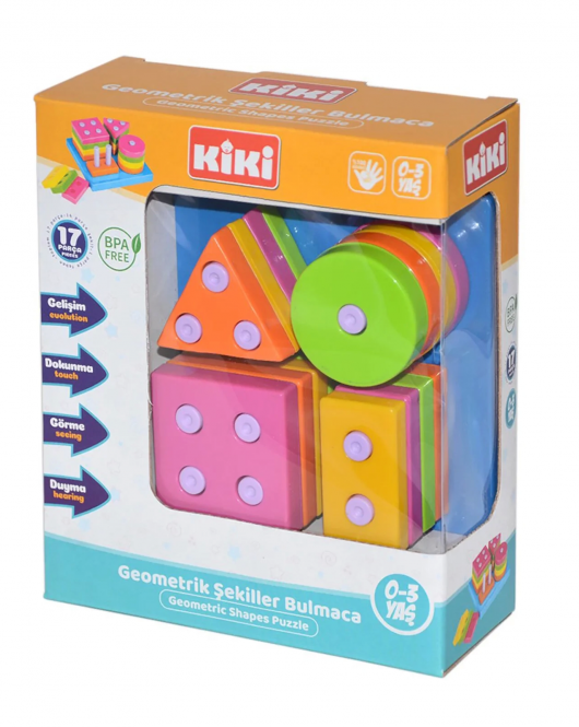 Kiki Geometrik Şekiller Bulmaca AE-1410
