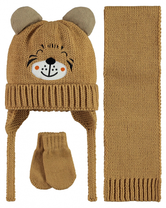 Kitti Atkı Bere Eldiven Takım 0-18 Ay 2315007 Camel
